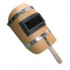 Hand solder mask wooden handle