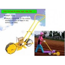 Machine investigation and sowing seeds of maize grain