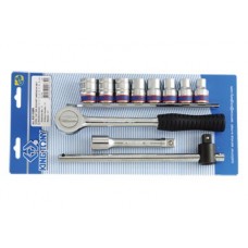 1/2" bộ tuýp 11 chi tiết hệ mét Kingtony 4311MR