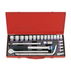 1/2" bộ tuýp 24 chi tiết hệ mét Kingtony 4024MR