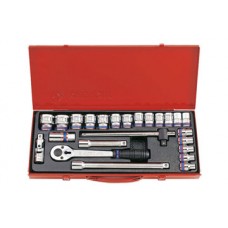 1/2" bộ tuýp 24 chi tiết hệ mét Kingtony 4028MR