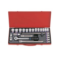 1/2" bộ tuýp 24 chi tiết hệ mét Kingtony 4028MR02