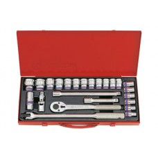 1/2" bộ tuýp 24 chi tiết hê mét Kingtony 4032MR