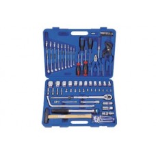 1/4" + 1/2" bộ tuýp 75 chi tiết hệ mét Kingtony 7075MR