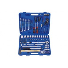 1/4" + 1/2" bộ tuýp 75 chi tiết hệ mét Kingtony 7075MR01