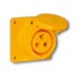 16A-5P-400V-6H-Recessed IP44 Sockets not watertight