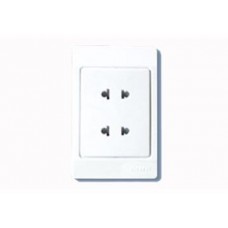 Double 2-pin 16A socket ST2 Aru