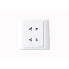 16A Ổ cắm đôi 2 chấu BP2002R