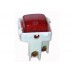 230V Lamps neon notice red square