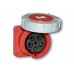 63A-5P-400V-6H-IP66 / 67 watertight socket Recessed straight