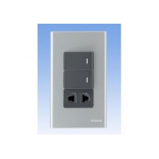 Department 2 single and 1 switch socket Panasonic unit