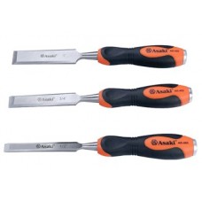 Bộ đục gỗ 3 cây cán cao su cao cấp Asaki AK-460