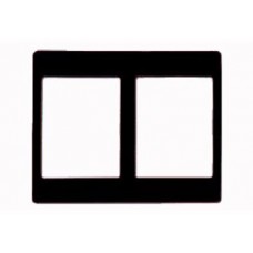 Front double black border A2S / BK