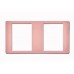 Pink chenille double side (square) B2S / RB